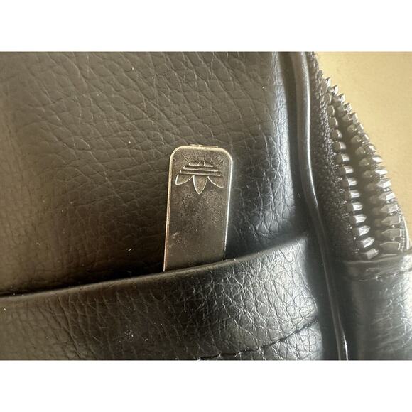 ADIDAS Leather AIRLINER BAG ORIGINALS TREFOIL VINTAGE #GN2245 - Picture 4 of 9